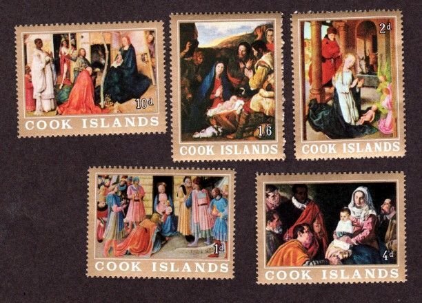 Cook Islands MNH 170-4 Christmas 1966