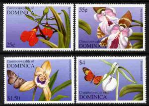 Dominica 2004 Orchids perf set of 4 unmounted mint SG 335...