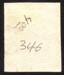 1909, US 4c, Washington, Used, small tear at top, Sc 346