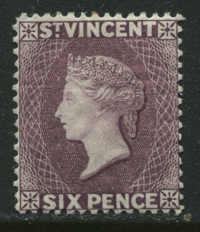 St. Vincent QV 1888 6d violet mint o.g. hinged