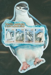 South Georgia #370a Mint (NH) Souvenir Sheet (Wildlife) (Wwf)