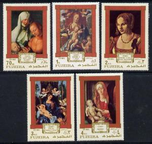 Fujeira 1971 Paintings by Durer set of 5 unmounted mint (...