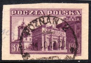 Poland 372 -  FVF used - imperforate