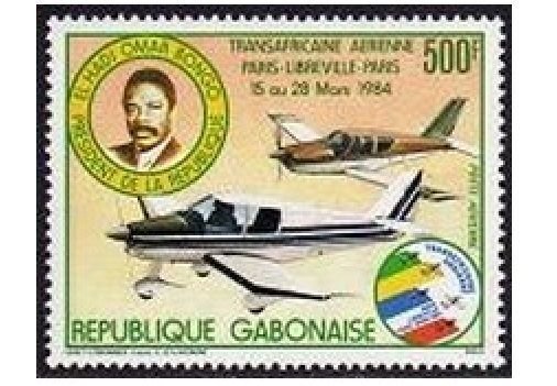 Gabon C264, MNH. Michel 944. Paris-Libreville-Paris Air Race, 1984.