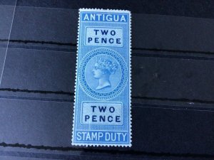 Antigua 1870 Mint never hinged two pence BF2 Duty Stamp Ref 56494