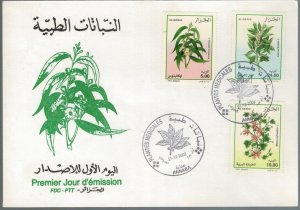 Algeria 2002 FDC Stamps Scott 1268-1270 Medical Plants