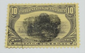 U.S. # 290 10 Cent Trans-Miss. CV $35.