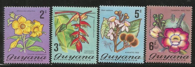 GUYANA, 133-137, MNH, FLORA