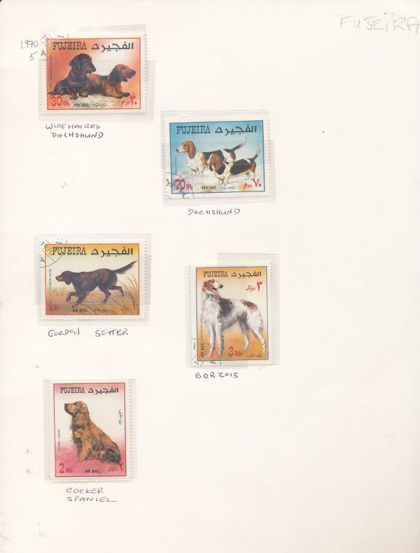 FAROES Georgia GB kampuchea Laos DOGS MNH used (Apx 90+ items) KRA028