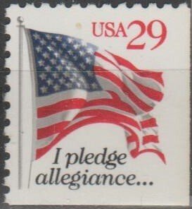 #2594,  Single E/R,   Flag  MNH .29cent