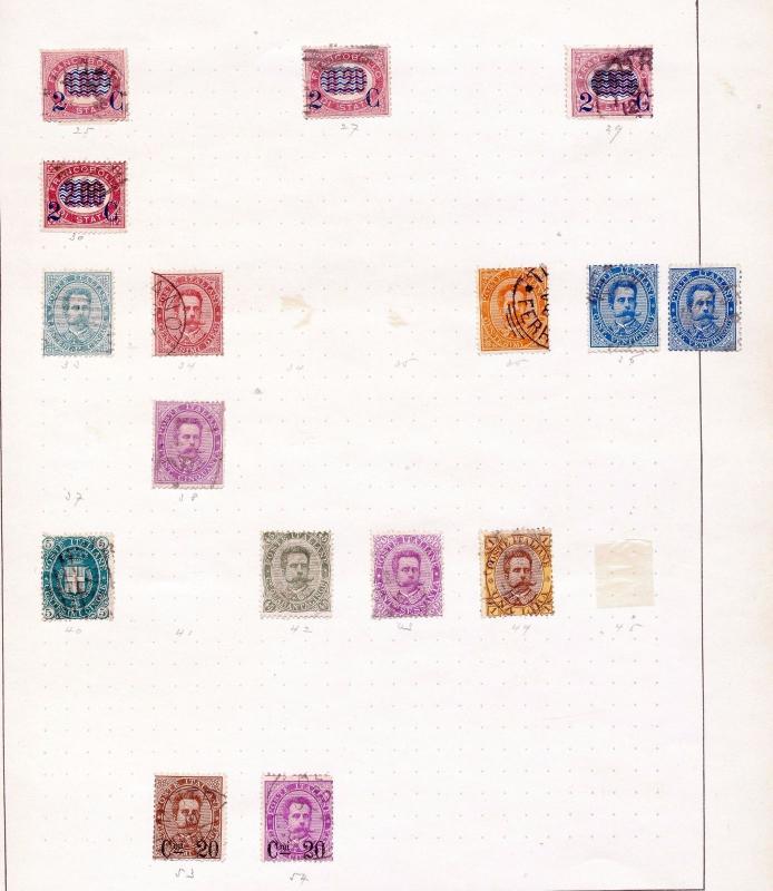 Italy Early/Mid Used Collection (Appx 120+Stamps) Ta 701