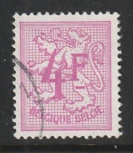 1974 Belgium - Sc 424 - used VF - 1 Single - Lion Rampant