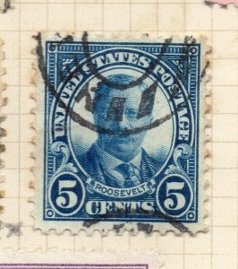 United States 1922-23 Early Issue Fine Used 5c. NW-185739