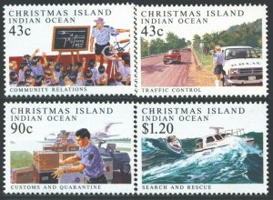 1991 Christmas Island 329-332 Police transport 10,00 €