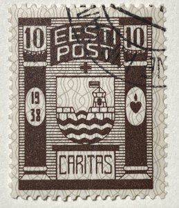 AlexStamps ESTONIA #B36 VF Used