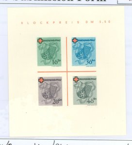 Germany/Rhine-Palatinate (6N) #6NB6a Mint (NH) Souvenir Sheet