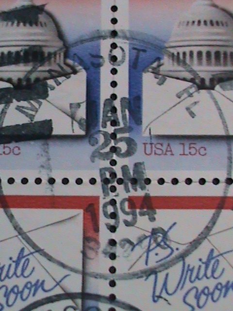 ​UNTIED STATES-  -PROMOTION USED BLOCK-VERY FINE WE SHIP TO WORLD WIDE