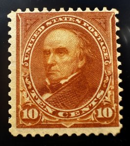 US Scott #283 M OG Brown Yellow