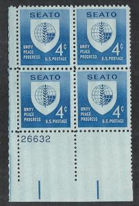 UNITED STATES SC# 1151 PL#26632 LL B/4 FVF/OG 1960