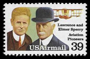PCBstamps   US C114 39c Lawrence and Elmer Sperry, MNH, (17)