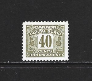 CANADA REVENUE - #FPS35 - 40c POSTAL SCRIP MINT STAMP MNH