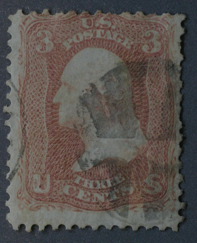 United States #65 Used VG Washington Light Geometric Cancel