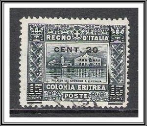 Eritrea #52 Government Bldg Surcharged ♦ Used