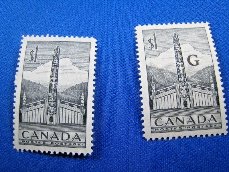 CANADA  SCOTT# 321 & O32 -  MNH