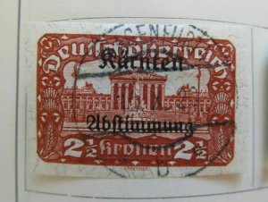 1921 A5P39F313 Austria Semi-Postal Stamp optd 2 1/2k imperf used-