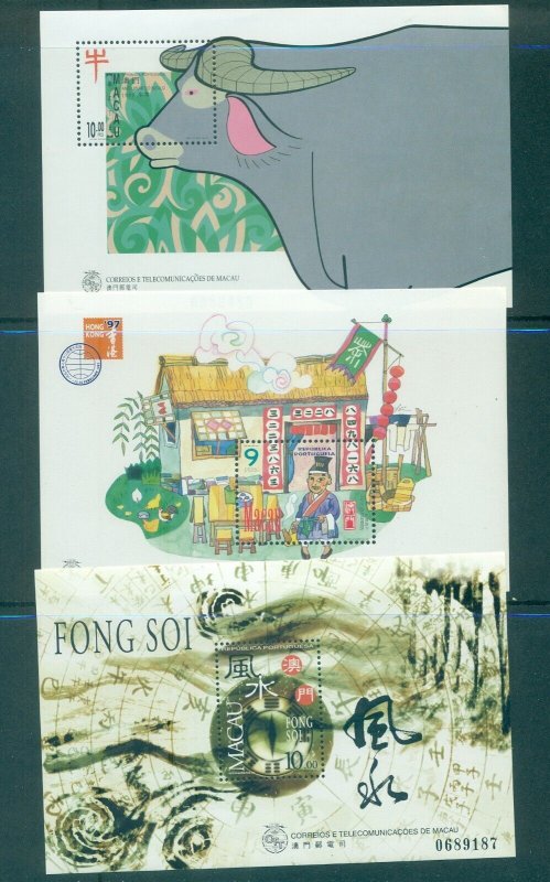 Macau - 1997 Year Set Complete. Never Hinged.