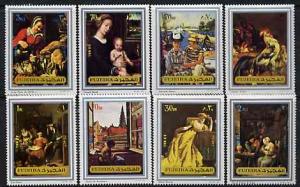 Fujeira 1972 Old Masters perf set of 8 unmounted mint, Mi...