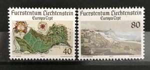 Liechtenstein 1977 #615-16, MNH, CV $1.20