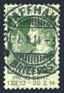 Switzerland B1, used. Michel 117. Pro Juventute 1913: Helvetia, Matterhorn.