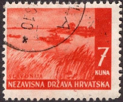 Croatia 41 - Used - 7k Save River (1941) (2)