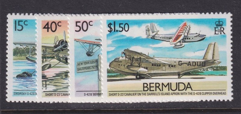 Bermuda, Scott 524-527, MNH