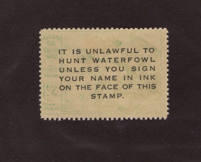 RW16 - Federal Duck Stamp. Single. MLH. OG.    #02 RW16b