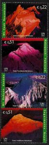 United Nations, Vienna #317a MNH Strip - Year of Mountains