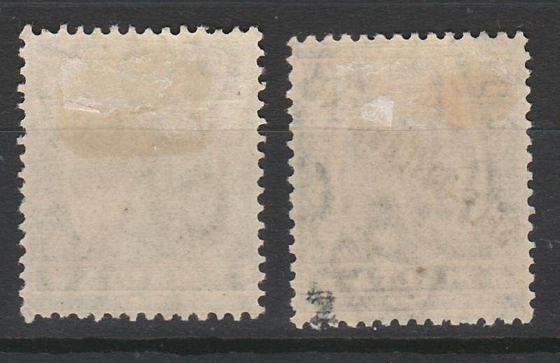 MALTA 1922 KGV SELF GOVERNMENT 1/2D ADN 21/2D WMK MULTI CROWN CA