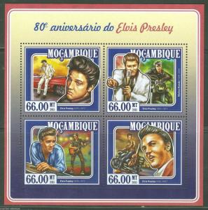 MOZAMBIQUE 2015  80th BIRTH  ANNIVERSARY OF ELVIS PRESLEY  SHEET