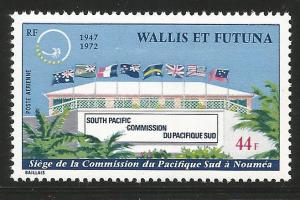 WALLIS & FUTUNA ISLANDS C39, MNH STAMP, SOUTH PACIFIC COMMISSION HEADQUARTERS...