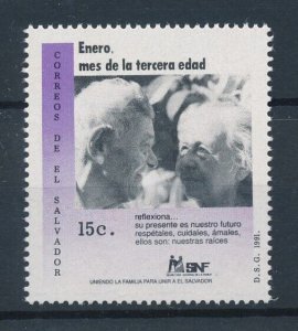 [116291] El Salvador 1991 Month of the Elderly  MNH