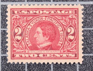 Scott 370 - 2 Cents Seward - MNH - PSE Cert Grade 90 - SCV $60.00