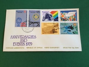 Cyprus First Day Cover Anniversaries & Events 1979 Stamp Cover R43084