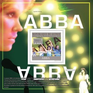 GUINEA - 2010 - ABBA - Perf Souv Sheet - Mint Never Hinged
