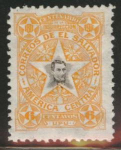 El Salvador Scott 395 MH* from 1911 set wmk 172