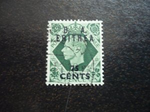 Stamps - GB Offices in Eritrea - Scott# 22 - Used Part Set of 1 Stamp