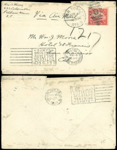 5/17/26 New York Cds, Addressed to HOTEL ST. FRANCIS SAN FRAN Person, US SC #C6