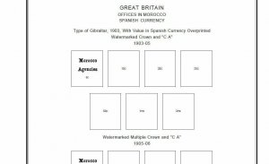 PRINTED GREAT BRITAIN OFFICES 1885-1957 STAMP ALBUM PAGES (42 pages)