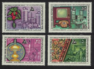 Syria 18th Damascus Intl Fair Industries 4v 1971 MNH SG#1145-1148