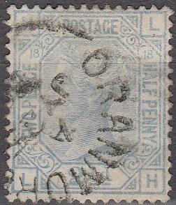 Great Britain #68 Plate 18  F-VF Used CV $45.00 (A13969)